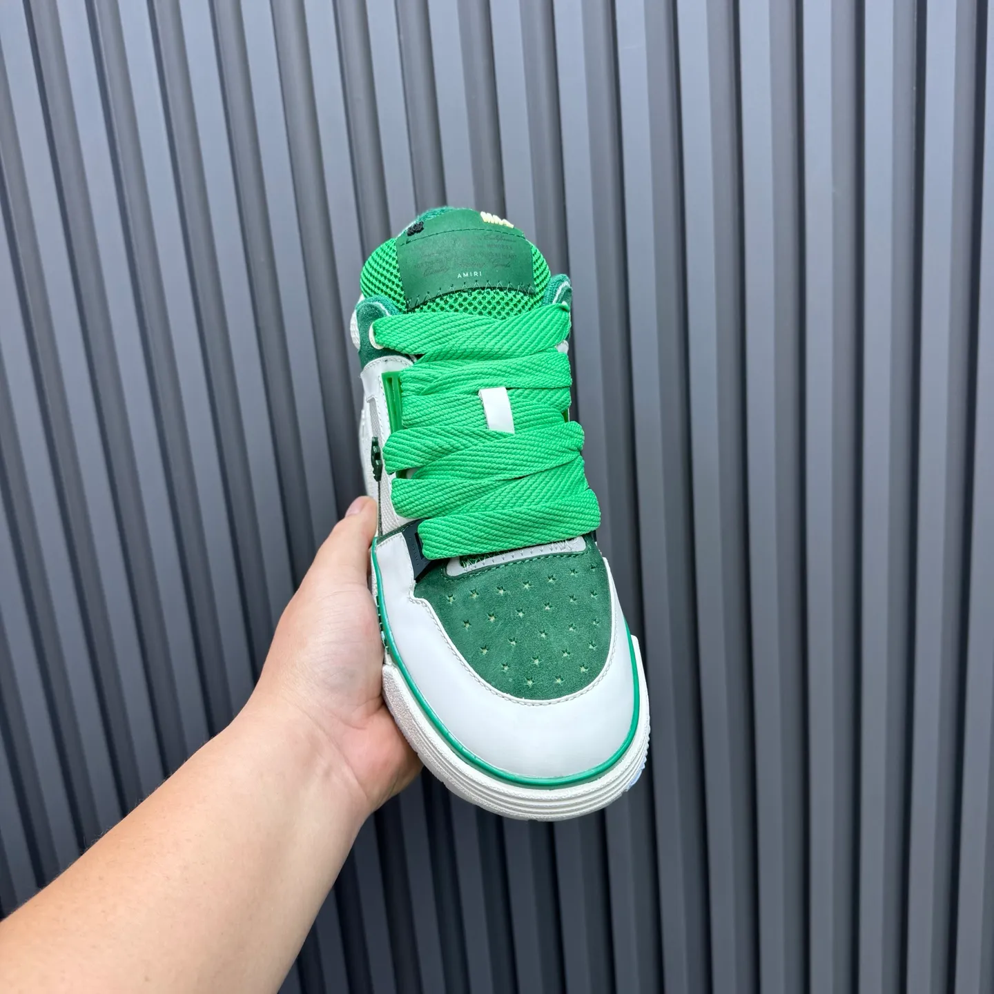 Men's shoes 💰660💰 AMIRI AMIRI trendy brand hot sale 🔥 Available all year round, couples 💑 Official website synchronization Imported fabrics 1⃣️ vs 1⃣️ replica, original factory special original sole, 35-45 (45. non-refundable)